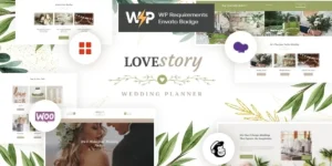 Love Story | Wedding and Event Planner WordPress Theme