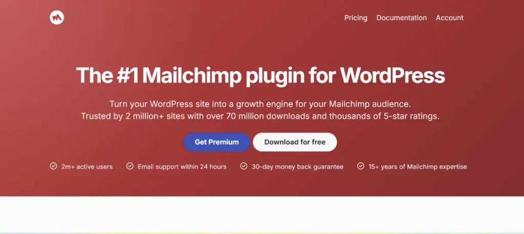 MC4WP: Mailchimp for WordPress Premium