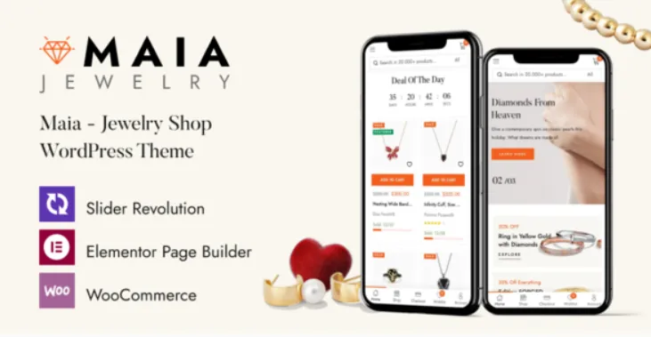 Maia - Jewelry Shop WordPress Theme