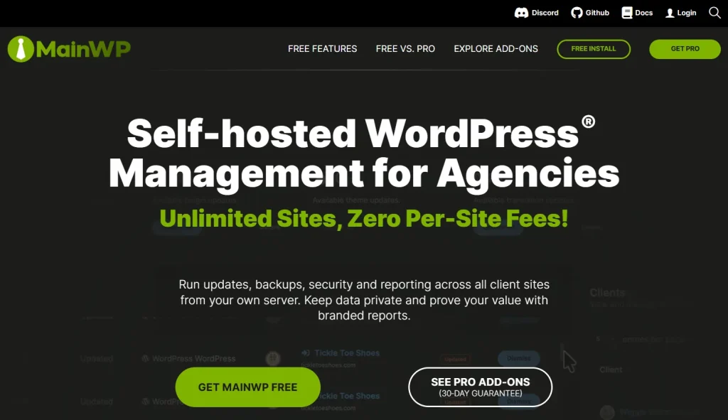 MainWP Custom Post Type