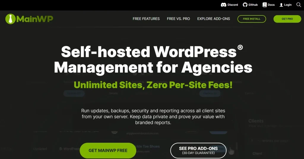 MainWP Pro Reports Extension