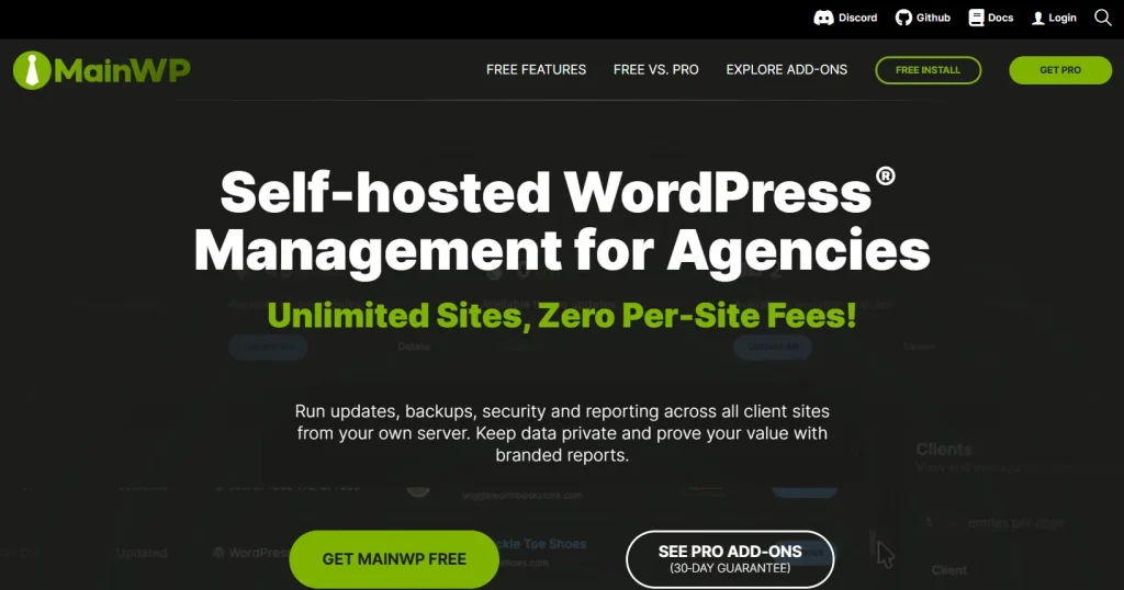 MainWP Staging Extension
