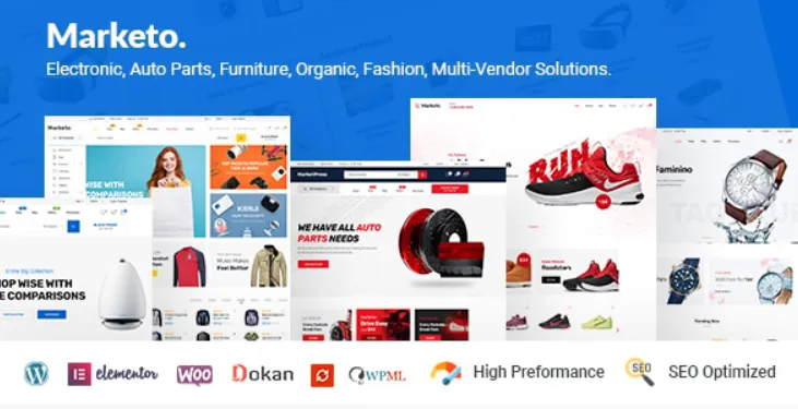 Marketo - eCommerce & Multivendor Marketplace Woocommerce WordPress Theme