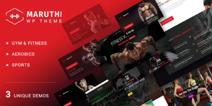 Maruthi - Fitness Gym WordPress Theme
