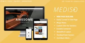 Mediso - Corporate / One-Page / Blogging WordPress