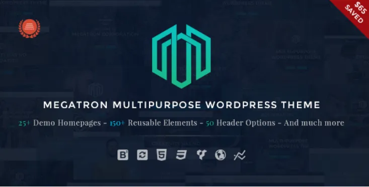 Megatron - Responsive MultiPurpose WordPress Theme