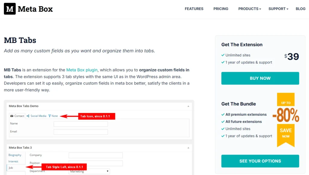 Meta Box Tabs