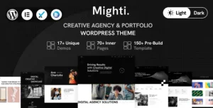 Mighti - Creative Agency & Portfolio WordPress Theme