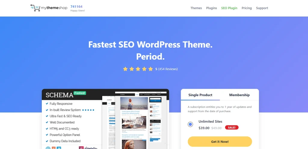 MyThemeShop Immunity WordPress Theme