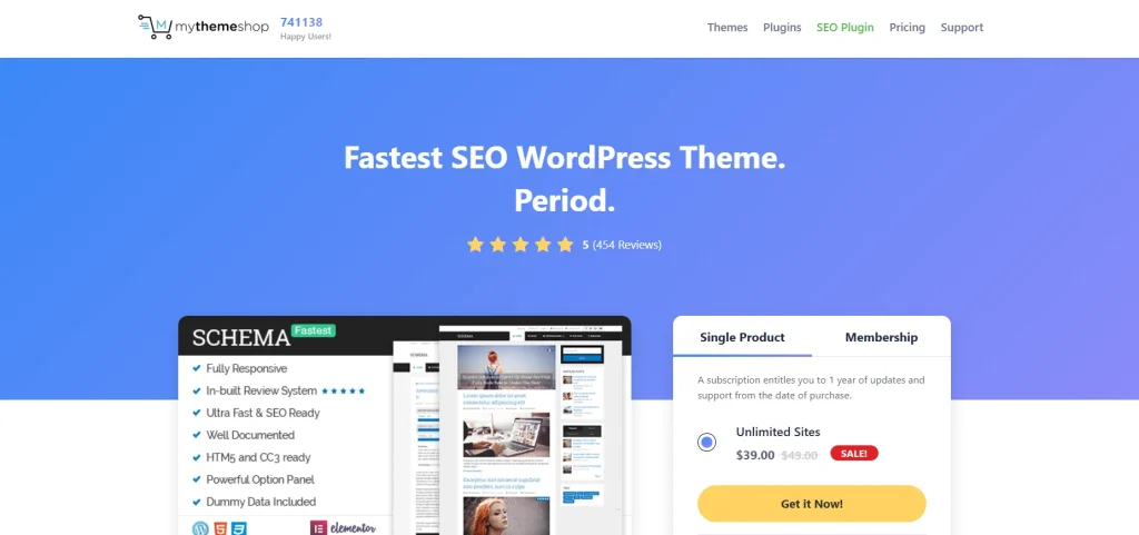 MyThemeShop Pureview WordPress Theme