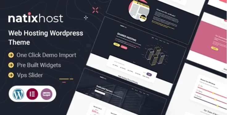 Natix | Web Hosting WordPress Theme