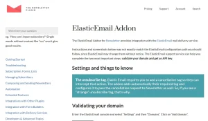 Newsletter – Elastic Email