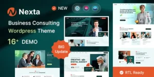 Nexta - Business Consulting Wordpress Theme