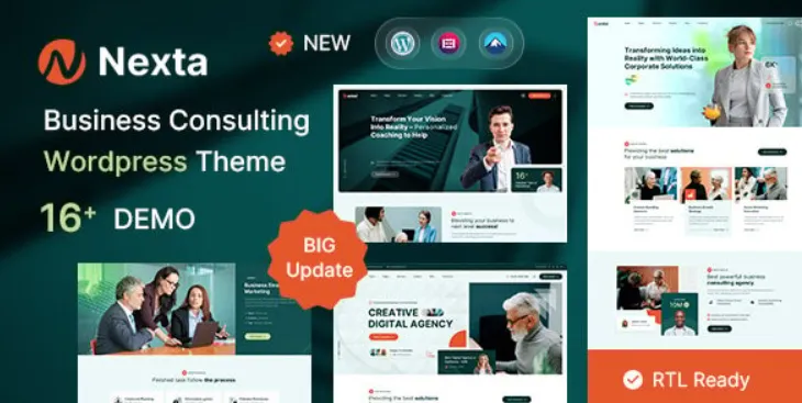 Nexta - Business Consulting Wordpress Theme