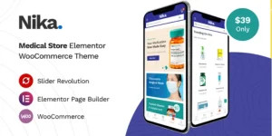 Nika - Medical Elementor WooCommerce Theme