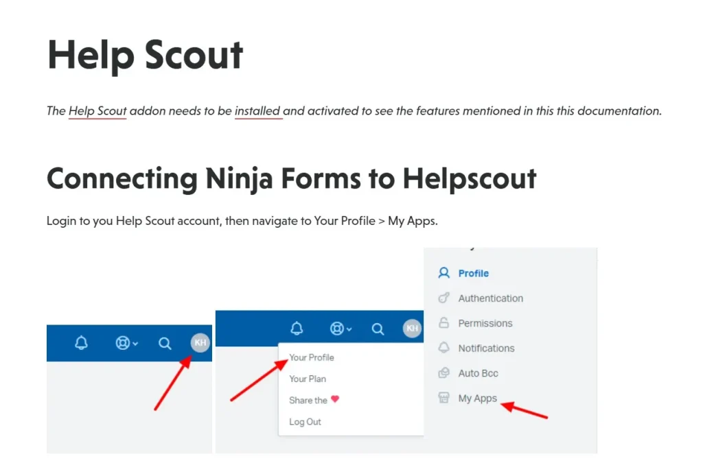 Ninja Forms – Help Scout