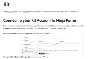 Ninja Forms – Kit