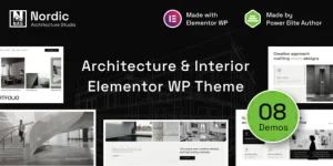 Nordic - Architecture & Interior Design WordPress Theme