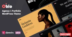 Oblo - Creative Agency Portfolio WordPress Theme