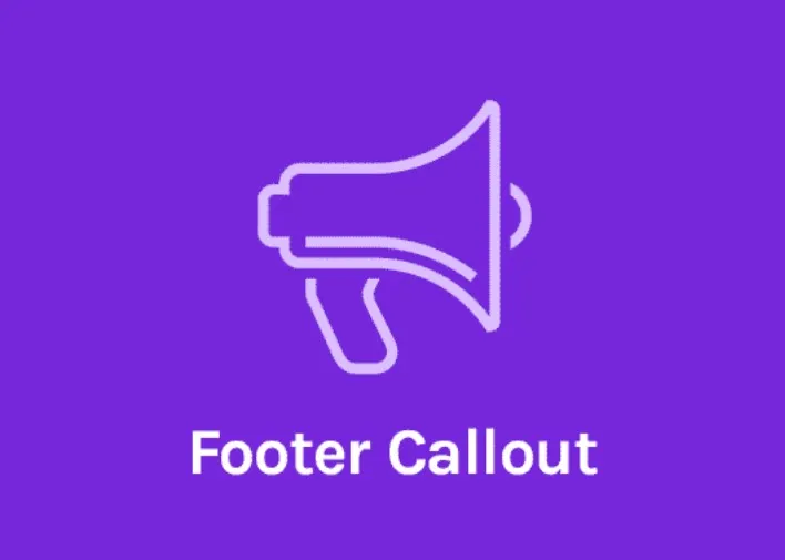 Ocean Footer Callout