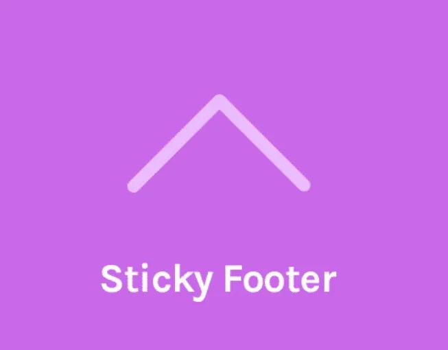 Ocean Sticky Footer
