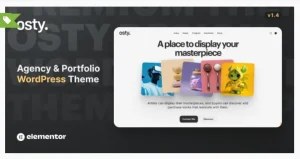 Osty – Creative Agency and Portfolio Theme