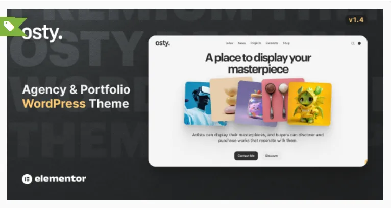 Osty – Creative Agency and Portfolio Theme