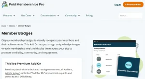 Paid Memberships Pro – Member Badges