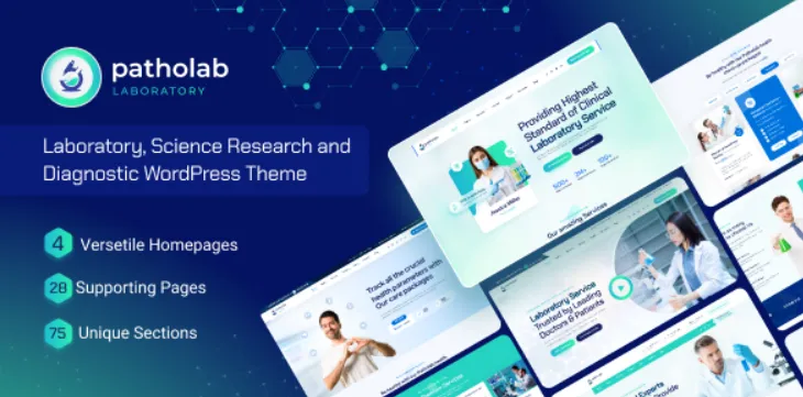 Patholab - Laboratory & Science Research WordPress Theme