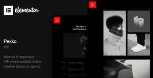 Pekko - Minimal Dark WordPress Theme