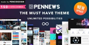PenNews - News/ Magazine/ Business/ Portfolio/Reviews Landing AMP WordPress Theme