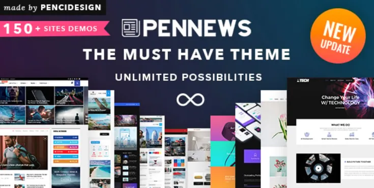 PenNews - News/ Magazine/ Business/ Portfolio/Reviews Landing AMP WordPress Theme