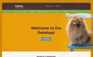 Petshop Storefront WooCommerce Theme