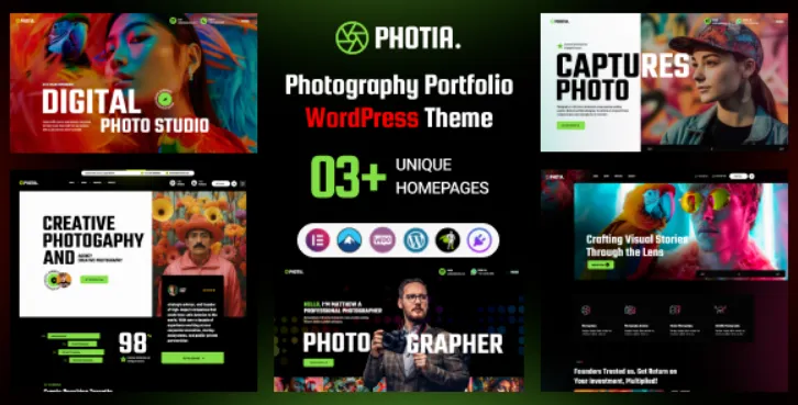 Photia - Photography Portfolio WordPress Theme