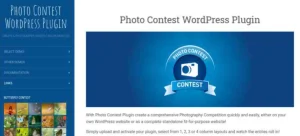 Photo Contest WordPress Plugin