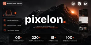 Pixelon - Creative Digital Portfolio WordPress Theme