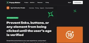 Popup Maker – Age Verification Modals