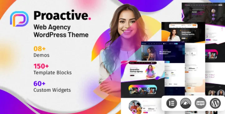 Proactive - Web Design Agency WordPress Theme
