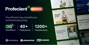 Profecient - Multipurpose Elementor Business & WooCommerce WordPress Theme