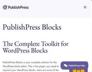 PublishPress Blocks Pro