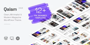 Qalam - NewsPaper and Magazine WordPress Theme