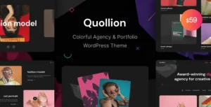 Quollion - Colorful Agency & Portfolio WordPress Theme