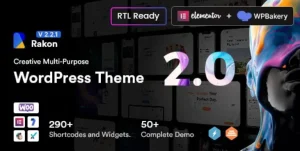 Rakon - Creative Multi-Purpose WordPress Theme