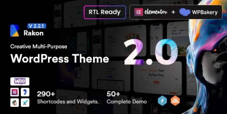 Rakon - Creative Multi-Purpose WordPress Theme