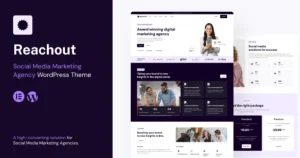 Reachout - Social Media Marketing Agency WordPress Theme