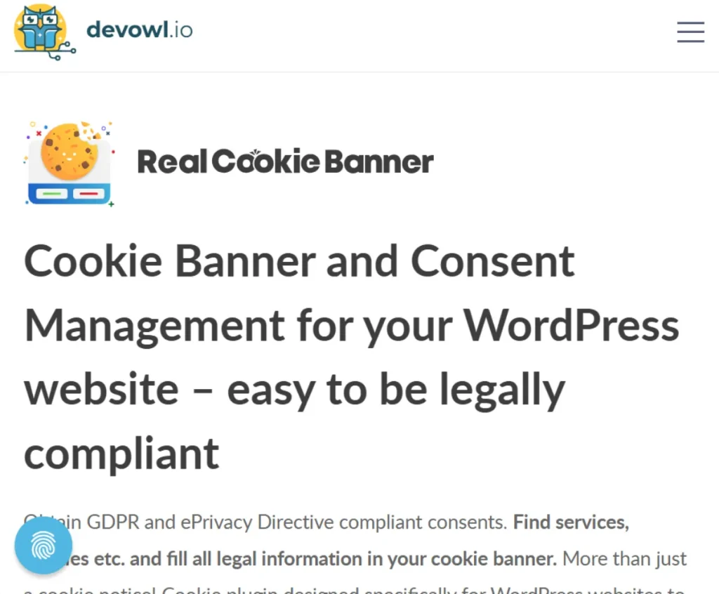 Real Cookie Banner
