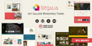 Regalia - Artist Portfolio, Art Gallery Theme