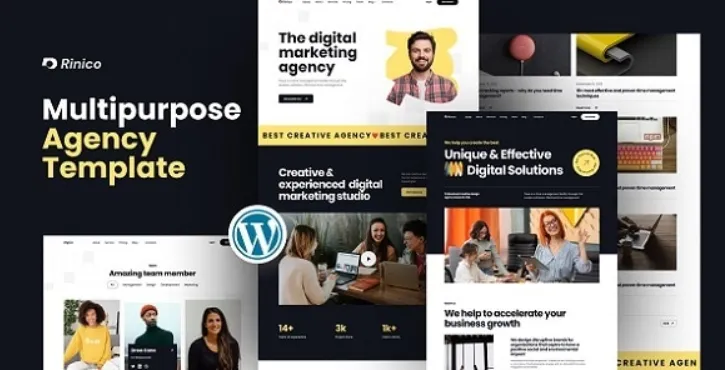 Rinico - Multipurpose Agency WordPress Theme