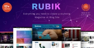 Rubik - A Perfect Theme for Blog Magazine Website