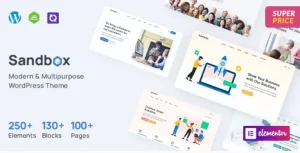 Sandbox - Modern & Multipurpose WordPress Theme